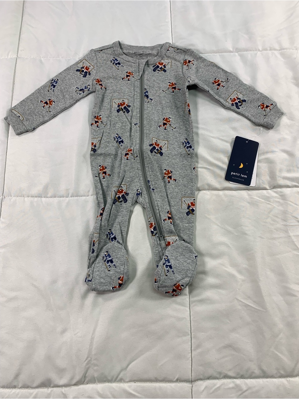 New Petit Lem footie pyjamas size 6M
